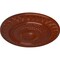 Ekena Millwork Christopher Ceiling Medallion, Hand-Painted Firebrick, 26 5/8"OD x 2 1/4"P CM26CSFIF - alternate 2